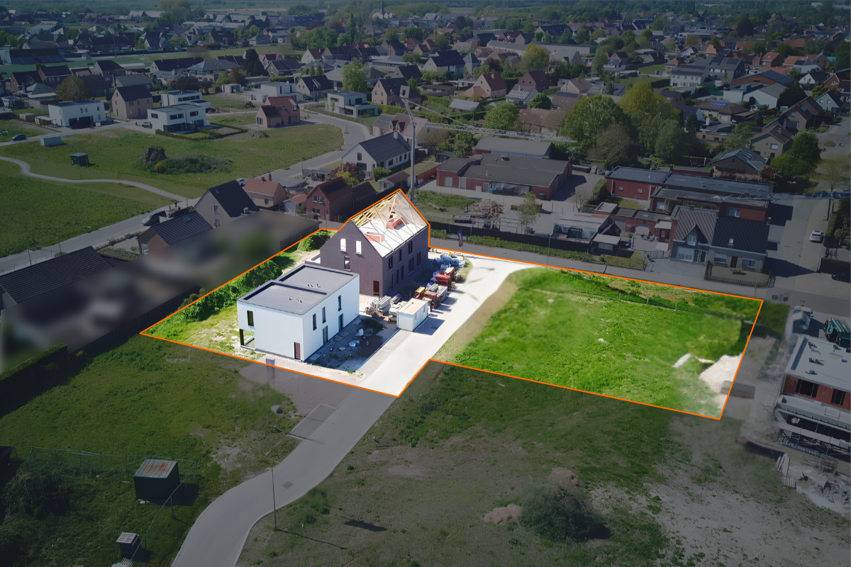 Verkavelingsplan verkaveling Wielkensheid Zulte met beschikbare bouwgronden