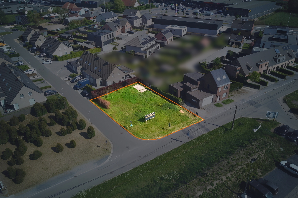 Luchtfoto verkaveling [Spechtenstraat] [Sint-Eloois-Vijve] - Bouwonderneming Feys